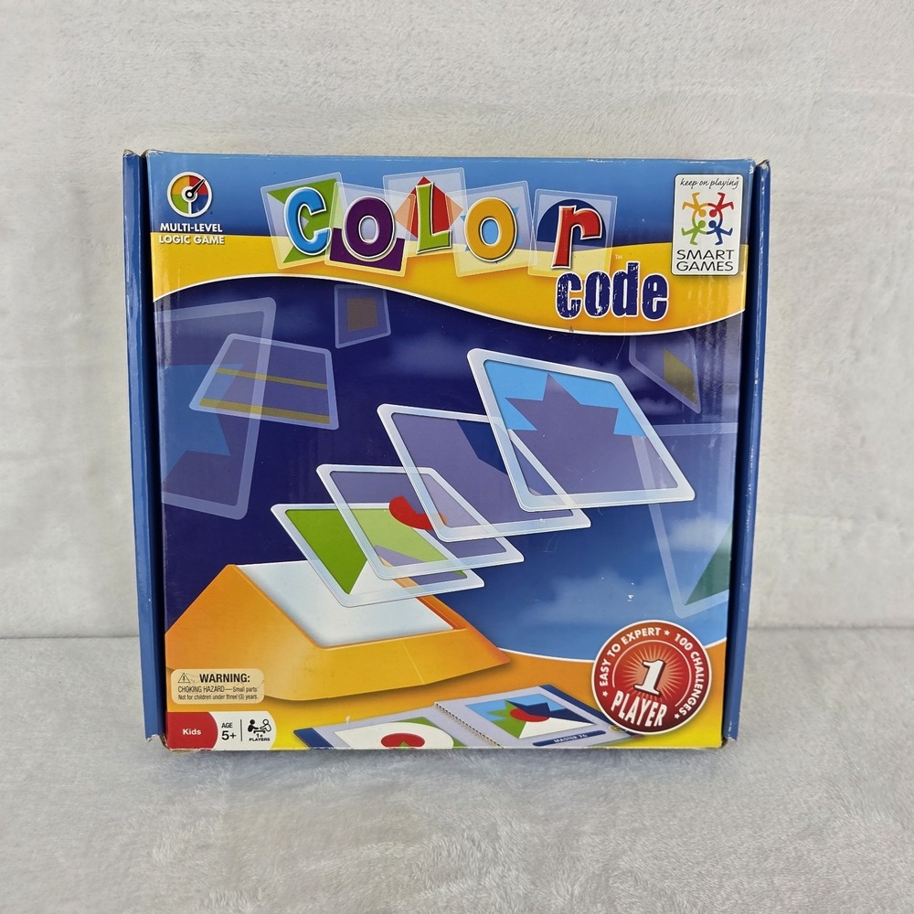 SmartGames Color Code Logic Puzzle SG-090 2011 100 Challenges 1 Player